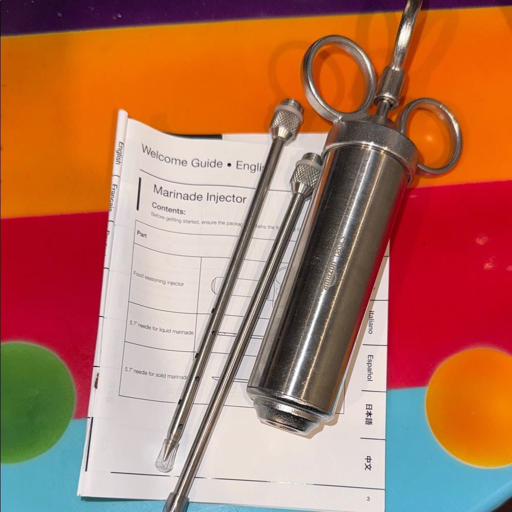 Stainless Steel Marinade Injector Set